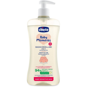 Chicco Baby Moments Sensitive micellás sampon testre és hajra 500 ml-Ár