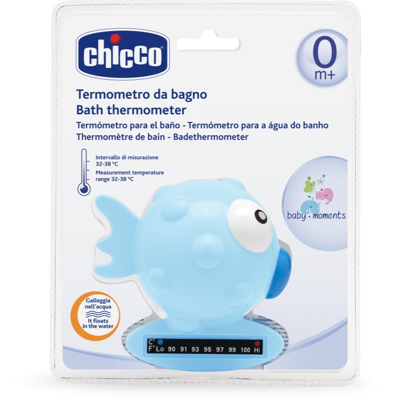 Chicco Baby Moments lázmérő fürdőbe Blue 1 db-Ár
