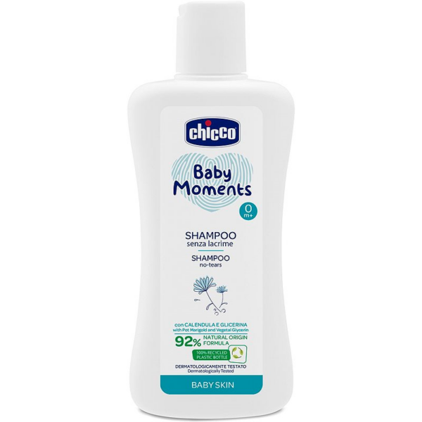 Chicco Baby Moments sampon gyermekeknek hajra 200 ml-Ár