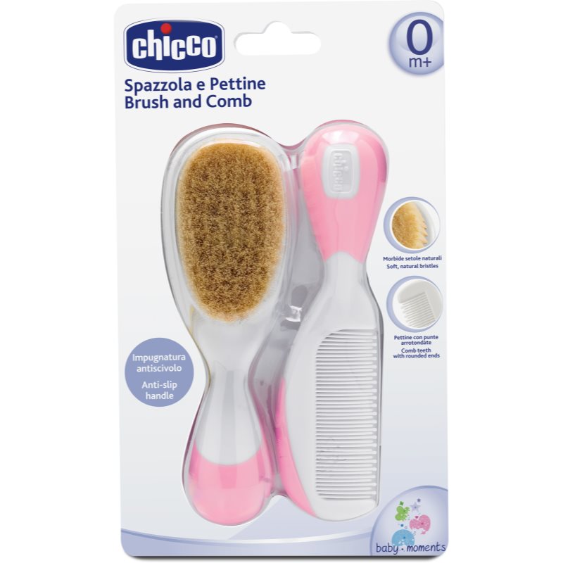 Chicco Baby Moments szett hajra 0m+ Pink 2 db-Ár