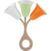 Chicco Eco+ Tulip Rattle csörgő 3 m+ 1 db-Ár