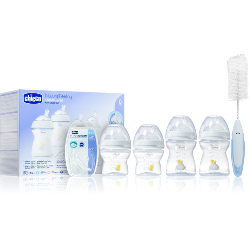 Chicco Natural Feeling First Starter Set ajándékszett újszülötteknek 0 m+-Ár