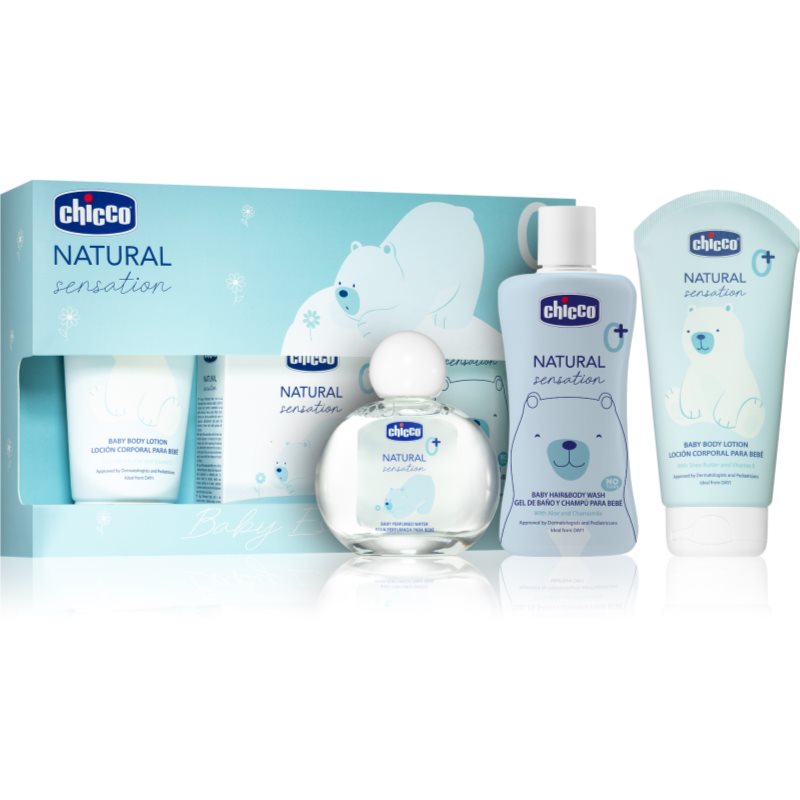 Chicco Natural Sensation Baby Essential ajándékszett gyermekeknek születéstől kezdődően 0+-Ár