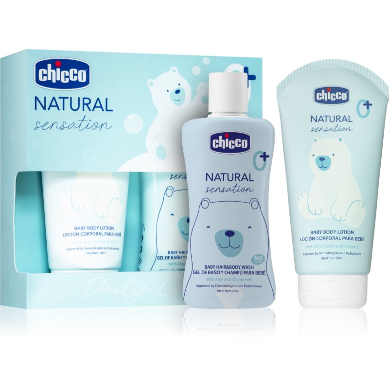 Chicco Natural Sensation Daily Care ajándékszett gyermekeknek születéstől kezdődően 0+-Ár