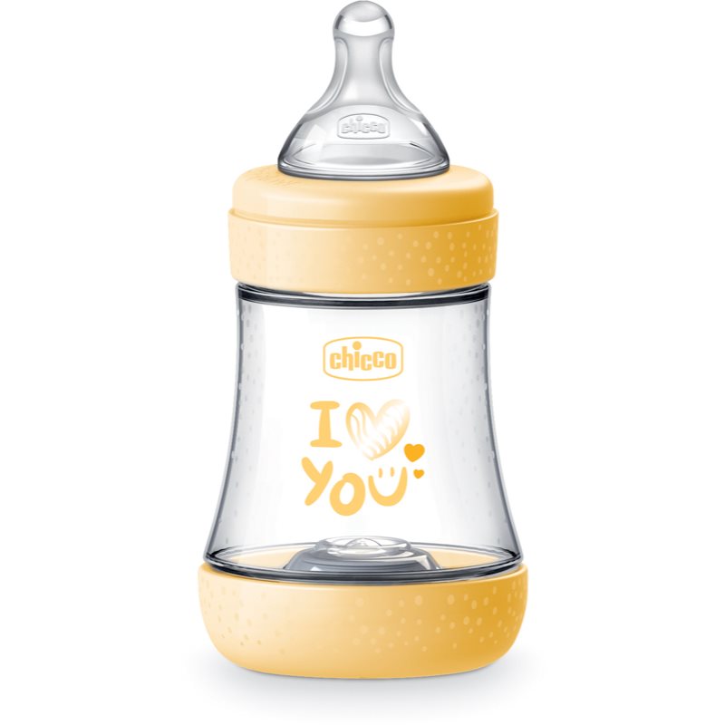 Chicco Perfect 5 cumisüveg 0 m+ Slow Flow Yellow 150 ml-Ár