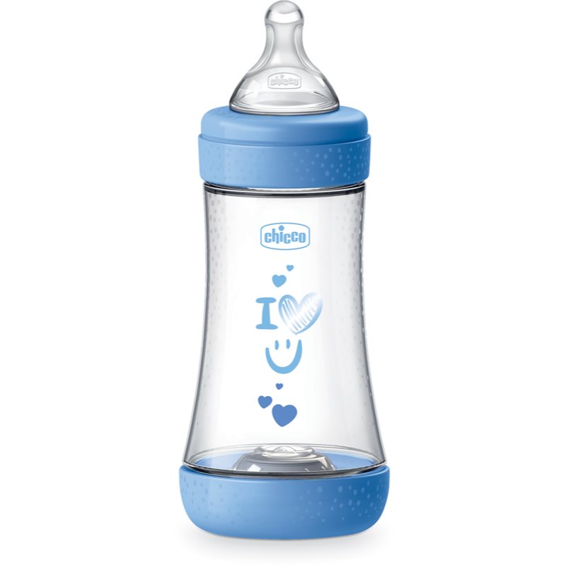 Chicco Perfect 5 cumisüveg 2 m+ Medium Flow Blue 240 ml-Ár
