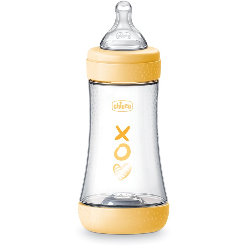 Chicco Perfect 5 cumisüveg 2 m+ Medium Flow Yellow 240 ml-Ár