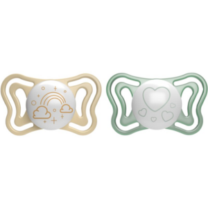 Chicco Physio Light Physio Forma Night cumi 2-6 m Gold/Green 2 db-Ár