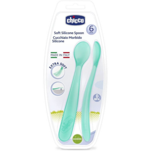 Chicco Soft Silicone kiskanál 6m+ Blue 2 db-Ár