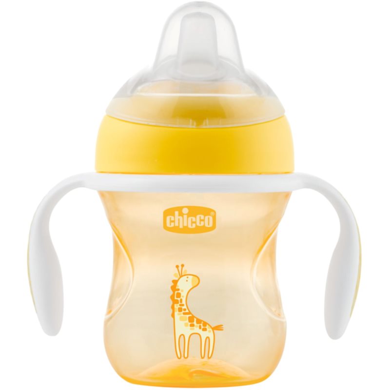 Chicco Transition Cup Yellow bögre fogantyúval 4 m+ 200 ml-Ár