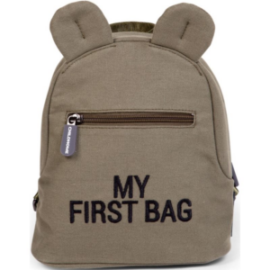 Childhome My First Bag Canvas Khaki gyermekhátizsák 23 x 7 x 23 cm 1 db-Ár