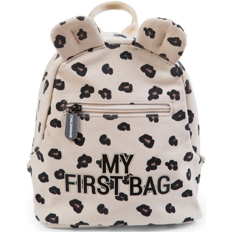 Childhome My First Bag Canvas Leopard gyermekhátizsák 20x8x24 cm-Ár