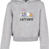Children's Daisy Duck Lazy Cropped Hoody heather gray