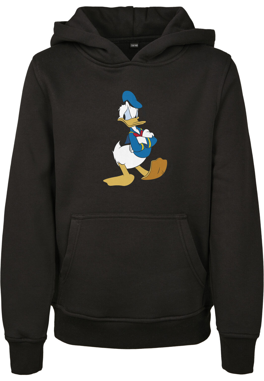 Children's Donald Pose Hoody Duck Black