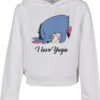 Children's Namaste Cropped Hoody white