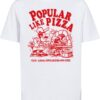 Children's T-shirt Like Pizza white