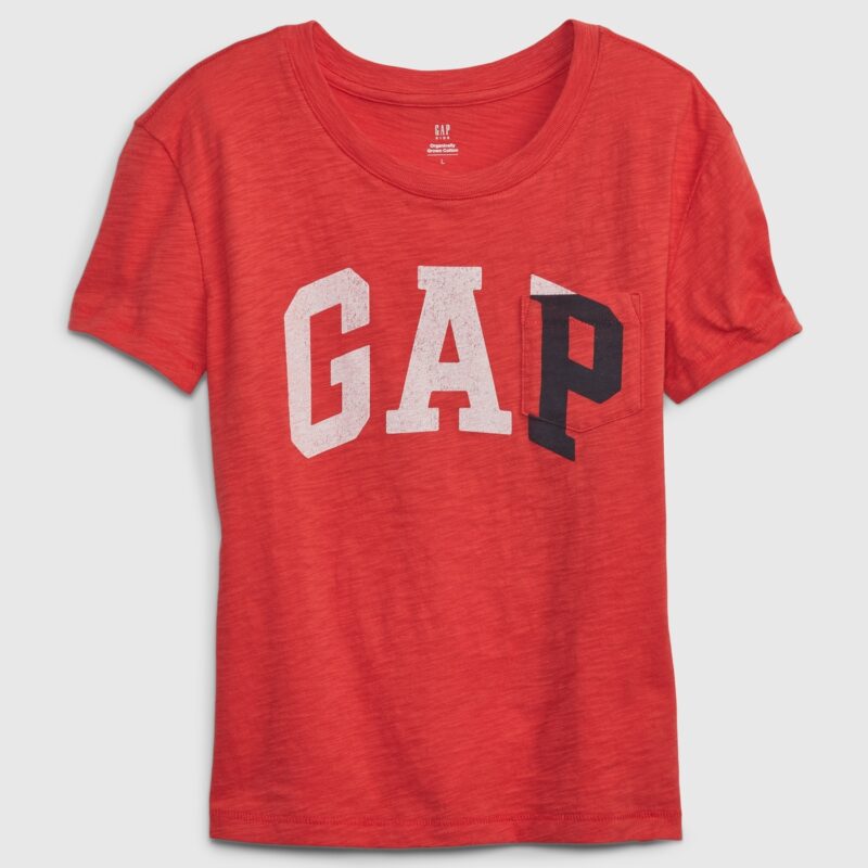 Children's T-shirt organic logo GAP - Girls