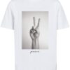 Children's T-shirt with peace sign white