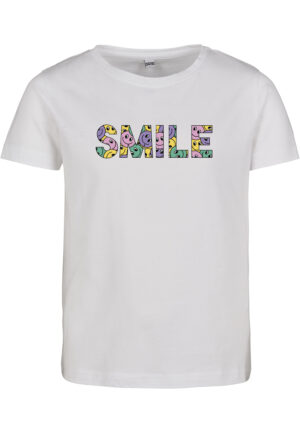 Children's T-shirt with short sleeves Colorful Smile white