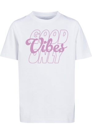 Children's T-shirt with the inscription "Good Vibes Only" white