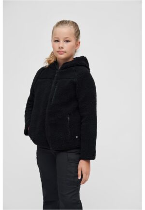 Children's Teddyfleecejacket Hood black