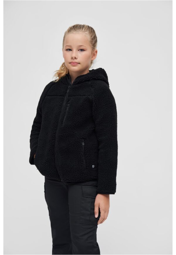 Children's Teddyfleecejacket Hood black