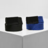 Children's canvas belt 2 pieces black+blue