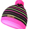 Children's hat Cap 34 black/neon pink