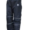 Children's nylon pants - black-reflective gray