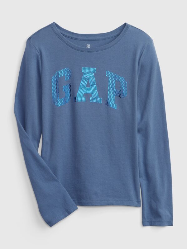 Children's organic T-shirt with GAP logo - Girls