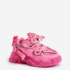 Children's sneakers decorated with sequins pink Liatoma
