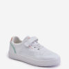 Children's sneakers made of eco-leather with Velcro Big Star white