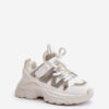 Children's sneakers with crystals white Rianalla