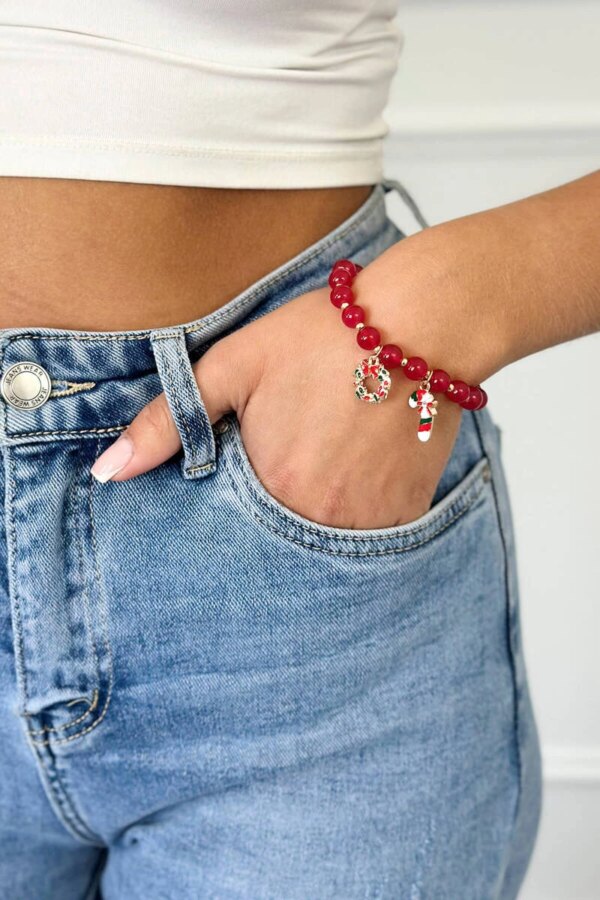 Christmas bracelet Christmas stick