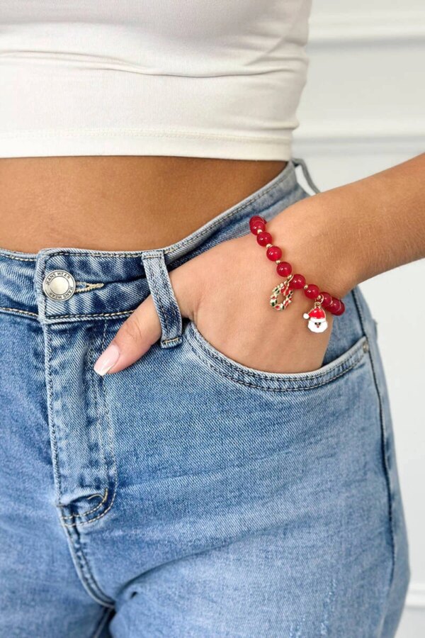 Christmas bracelet Santa's head