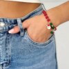 Christmas bracelet Santa's head