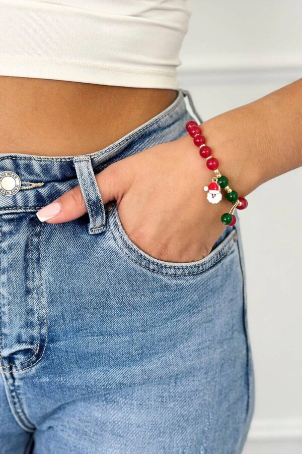 Christmas bracelet Santa's head