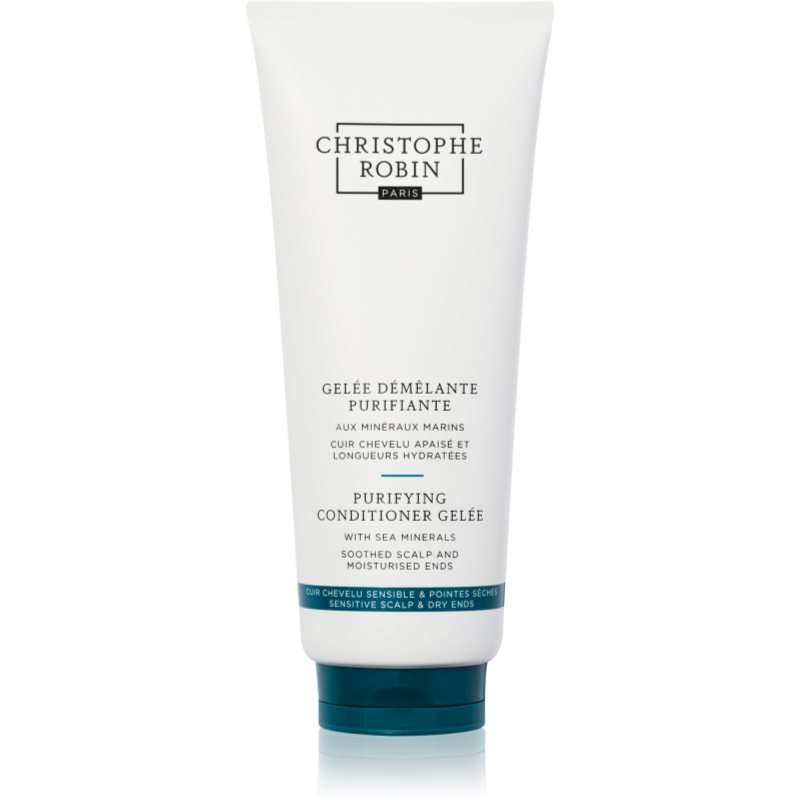 Christophe Robin Purifying Conditioner Geleé with Sea Minerals géles kondicionáló a könnyű kifésülésért 200 ml-ár