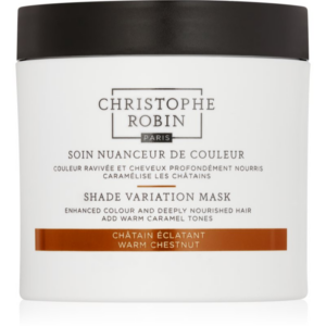 Christophe Robin Shade Variation Mask tápláló krémmaszk hajra árnyalat Warm Chesnut 250 ml-Ár
