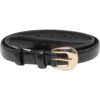 Chunky Buckle belt black/gold color