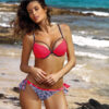 Cindy Cosmo-Nectarine Swimsuit M-454 (2) Coral