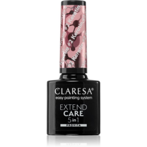 Claresa Extend Care 5 in 1 Keratin bázis lakk zselés műkörömhöz tápláló hatással árnyalat #2 5 g-Ár