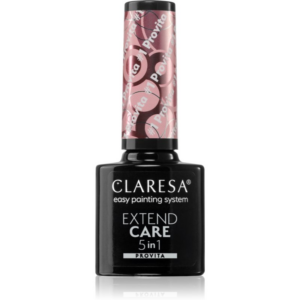 Claresa Extend Care 5 in 1 Provita bázis lakk zselés műkörömhöz regeneráló hatással árnyalat #1 5 g-Ár