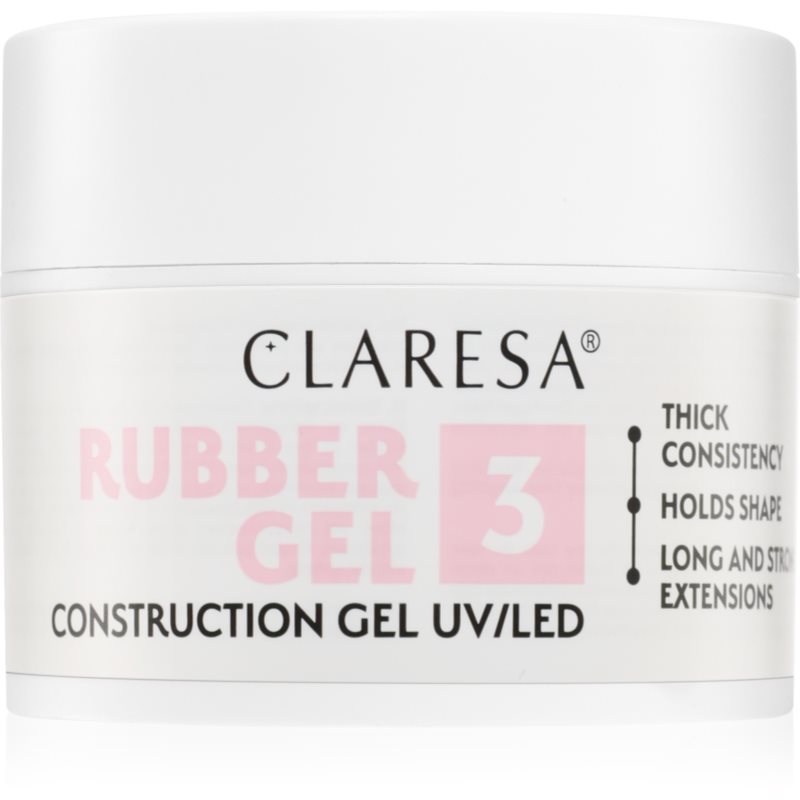 Claresa Rubber Gel Construction Gel UV/LED körömhosszabító gél lakk árnyalat 03 45 g-Ár