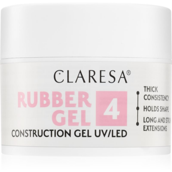 Claresa Rubber Gel Construction Gel UV/LED körömhosszabító gél lakk árnyalat 04 45 g-Ár