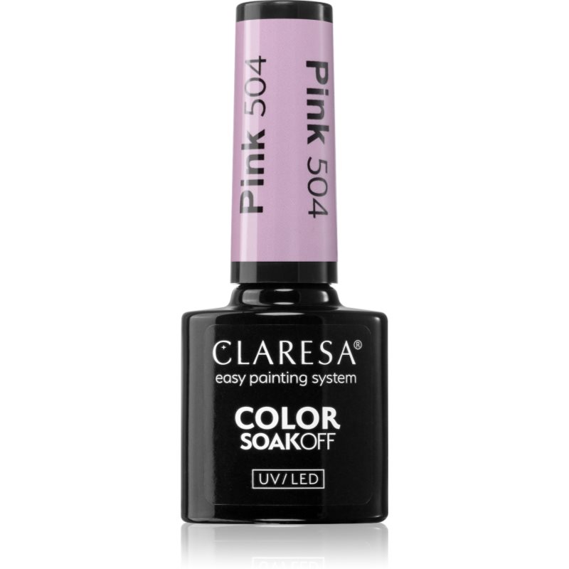Claresa SoakOff UV/LED Color Balloon Journey géles körömlakk árnyalat Pink 504 5 g