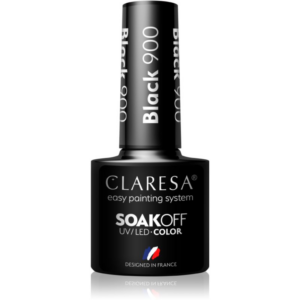 Claresa SoakOff UV/LED Color Black géles körömlakk árnyalat 900 5 g-Ár