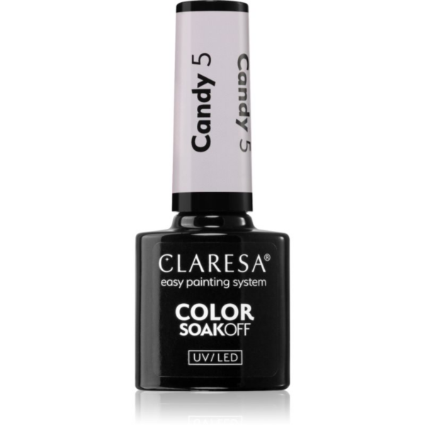 Claresa SoakOff UV/LED Color Candy géles körömlakk árnyalat 5 5 g-Ár