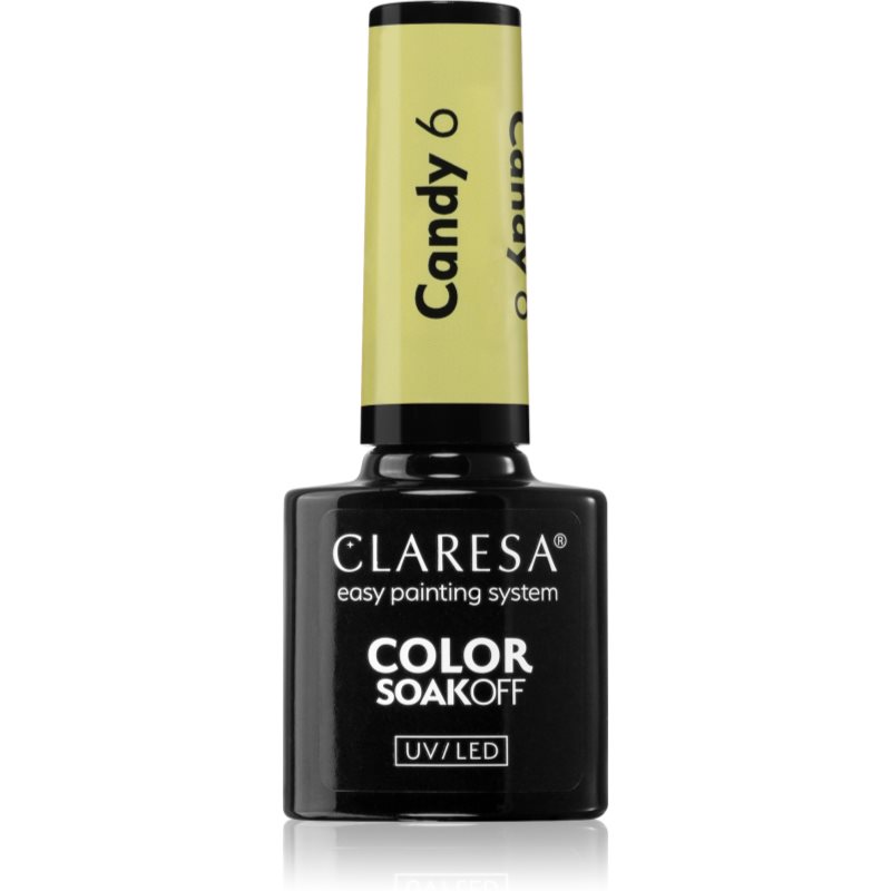 Claresa SoakOff UV/LED Color Candy géles körömlakk árnyalat 6 5 g-Ár