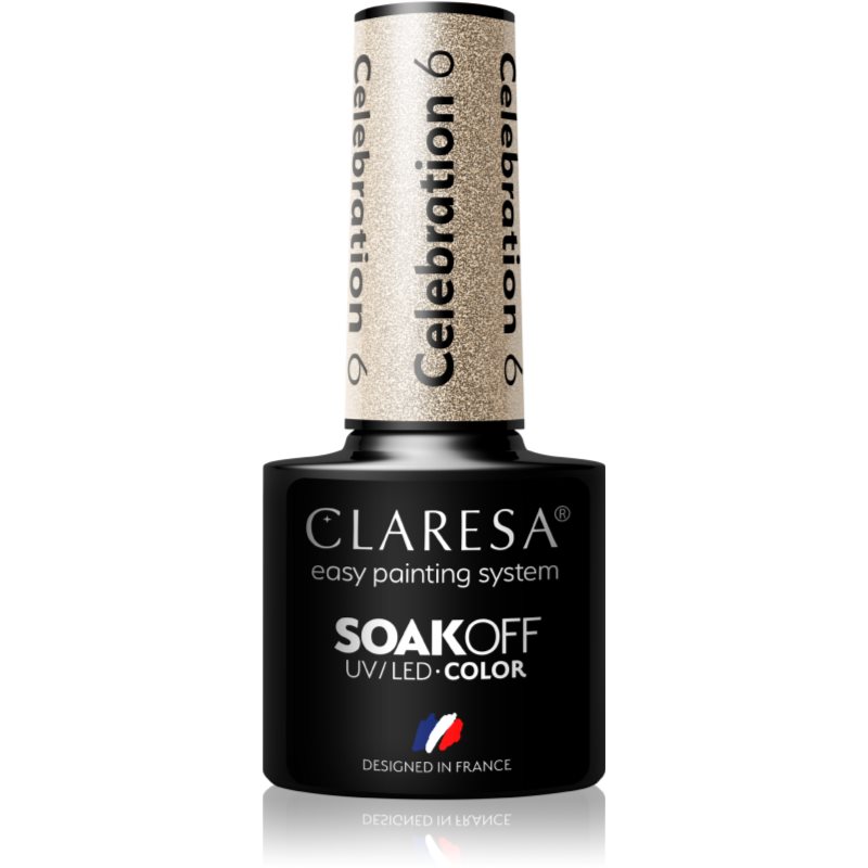 Claresa SoakOff UV/LED Color Celebration géles körömlakk árnyalat 6 5 g-Ár